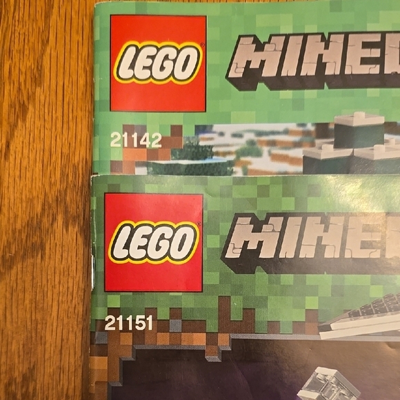 LEGO Minecraft Instruction Booklets- Snow Hideout and Ender Dragon LOT H - Picture 2 of 5